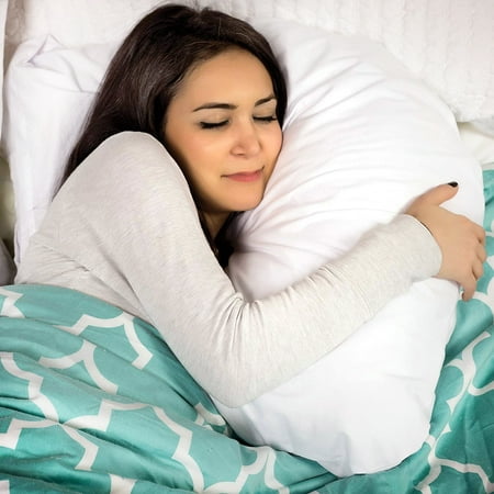 DMI U Shaped Contour Body Pillow Great for Side Sleeping, Neck Pain, Cervical Support & Pregnancy, Hypoallergenic with Machine Washable (Best Pillow To Cure Neck Pain)
