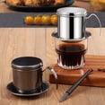 thumbnail image 5 of Portable Coffee Dripper With 304 Stainless Steel Meshes Quick Brewing Easy Cleaning Designs Vietnamese Coffee Dripper, 5 of 9