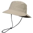 thumbnail image 2 of Eoperou Men Fisherman Hat Adjustable Strap Wide Brim Solid Color Flat Top Quick Dry Sunscreen Breathable Camping Gardening Men Sun Hat Headwear, 2 of 8