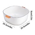 thumbnail image 3 of M Medium Size Kitchen Drain Container Space Efficient Design For Countertop Cabinet Organization Dishwasher Safe #1399o, 3 of 6