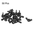 thumbnail image 3 of Unique Bargains M5 Wing Nuts Butterfly Nut Nylon Black 50 Pack, 3 of 5