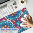 thumbnail image 4 of Innovative Office Style: Amcove Mandala Mouse Pad - Vintage Design, Non-Slip Rubber Base, Ideal for Work (31.5x11.8 Inch), 4 of 7