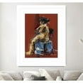 thumbnail image 2 of Giant Art 24x32 Arnase Matted and Framed in Red, 2 of 3