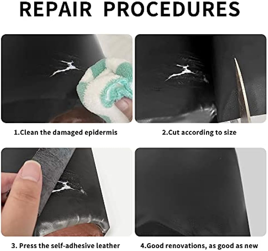 Leather Repair Patch, 17X79 Inch Self Adhesive Leather Repair, Large Leather Repair Tape for Couches, Furniture, Car Seats, Cabinets, Wall, Handbags