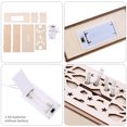 thumbnail image 3 of Muyoka Eid Crafts Night Light para Festival Decorativo Ramadan Mubarak Lámpara Funciona con pilas 3D Moon Table Light Hollow Hollow-out DIY Mubarak Moon LED Light para fiesta en casa Muyoka Hogar, 3 of 7