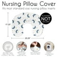 thumbnail image 4 of Sweet Jojo Designs Moon Bear Blue Gold and White Nursing Pillow Cover Case (Pillow Not Included) (Pillow NOT Included), 4 of 6