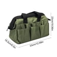 thumbnail image 3 of Ohmyroo Gardening Tool Storage Bag Multi-Pocket Folding Organizer with Sturdy Handle, 3 of 7