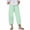 Mint Green, variant on YABCSAZ Linen Pants women Summer Casual Loose Fit Pants with Pockets, Plus Size Soft Elastic High Waisted Capri Pants for Women