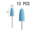 thumbnail image 1 of Pulidor de goma de silicona, cabezal de molienda de 2,35mm, broca de uñas, taladro eléctrico para manicura, accesorio para máquina, 10 unidades por juego, 1 of 5