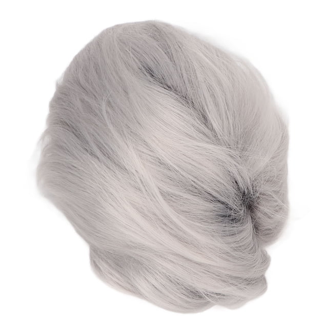 Peluca de Hombre Nikou Peluca de Cabello Falso Gris Plateada