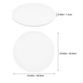 thumbnail image 2 of TAILTOSS Cotton Round Stretched Canvas Frame 50X50CM Wood Drawing Frame 1 Set, 2 of 8