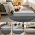 thumbnail image 5 of Round Rug 6Ft Washable Non-Slip, Grey Ombre Circle Area Rugs for Living Room Bedroom, Farmhouse Vintage Wooden Grain Texture Indoor Floor Mats Carpet Runner for Home Decor Aesthetic, 5 of 8