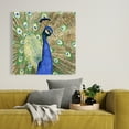 thumbnail image 2 of Peacock - Toile 36"x36 Pouces - Impression à la Demande, 2 of 5