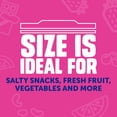 thumbnail image 3 of Ziploc Snack Bags, Easy Open Tabs, Ideal for Packing Cookies, Fruits, Vegetables, Chips and More, 280 Count, 3 of 7