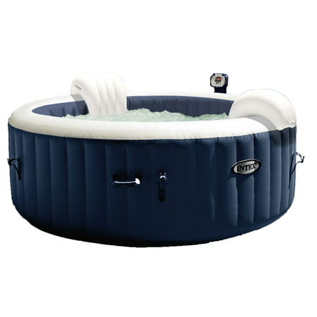 Intex Pure Spa Inflatable Hot Tub Set w/ 6 Filter Cartridges and