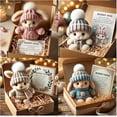 thumbnail image 1 of Handmade Mini Bunny Hug Cute Easter Gift, Stuffed Plush Bunnies Figurine in a Box, Emotional Support Pocket Rabbit, Bunny in a Box Inspirational, Mini Plush B unny with Card (4pcs), 1 of 7