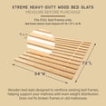 thumbnail image 2 of Hercules Xtreme Heavy-Duty Solid Wood Bed Slats Bunkie Board, Full Size, 2 of 10