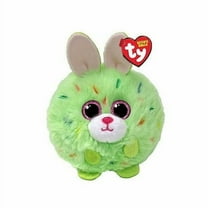 Ty Beanie Balls (Puffies) - Kiwi the Green Bunny  - Stuffed Animal