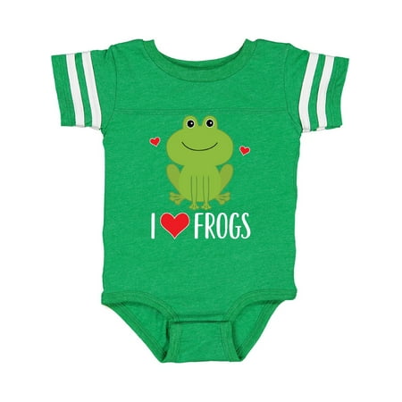 

Inktastic I Love Frogs Gift Gift Baby Boy or Baby Girl Bodysuit