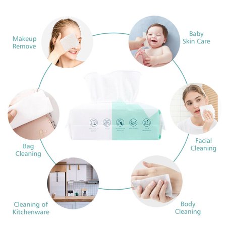 2Pack Cotton Tissue Travel Towel Tablets Face Cleaning Tissue For Sensitive Skin