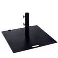 thumbnail image 4 of Prime Garden Umbrella Base Square Steel Movable Rolling Heavy Duty 42 lbs, Black, 4 of 9