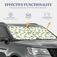 thumbnail image 3 of Goofa St Patrick's Day3 Pattern 2 Piece Car Windshield Sun Shade Foldable | Front Windshield Shade for Sun, Heat and UV Rays | Sunshade for Car Front Window-Medium, 3 of 7