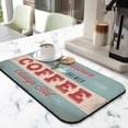 thumbnail image 2 of Coffee Cup Vintage Desig Coffee Bar Mat Accessories for Countertop Absorbent Hide Stain Dish Drying Mats for Kitchen Counter Draining Pad Under Coffee Maker Coffee Pot Espresso Machine 19.5x12in, 2 of 7