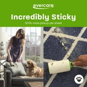 Evercare Mega Handheld Lint Roller Refill – 50 Sheets per Roll, 10 Wide Sheets, Extra Sticky, Compatible with Mega Roller