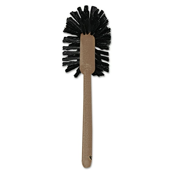 Rubbermaid Commercial Products Toilet Bowl Brush, 17" Long, Brown