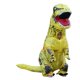thumbnail image 1 of M Buder Disfraz Inflable de Dinosaurio T-Rex Traje de Soplado para Fiesta Cosplay Bodas Pascua Navidad Color Amarillo Estilo Infantil 120-140 cm 47-55 pulgadas, 1 of 9
