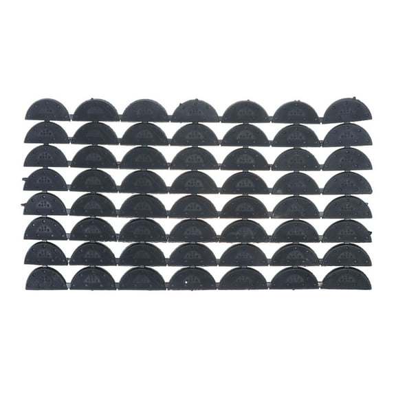 Pretyzoom 28 Pairs Taps for Shoes Heels Shoe Sole Stickers Wear Resistant Black for Women