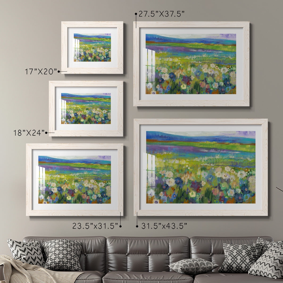 flowerfields-premium-framed-print-ready-to-hang