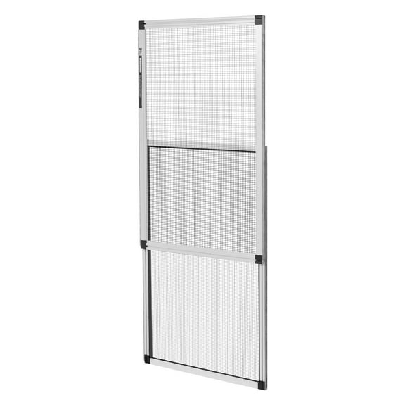 Quick-Size Adjustable Window Screen 2-Pack, No-Measure Aluminum Frame Screen for Various Window Sizes