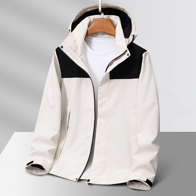 SBYOJLPB Men Jackets Clearance Sale Men Splice Solid Color Outdoors Mountaineering Wearproof Warm Zipper Multi-Pocket Coat Long Sleeve Jacket