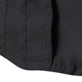 thumbnail image 4 of Cathalem Chemise en Denim Extensible à Manches Longues Non Rentrée Chemise de Plage Tropicale Décontractée à Boutons, Noir L, 4 of 4