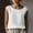 *Beige, variant on Women's Boat Neck Sleeveless Linen Tank Top, Casual Loose Fit Summer Blouse Army Green,Women's Plus XXL