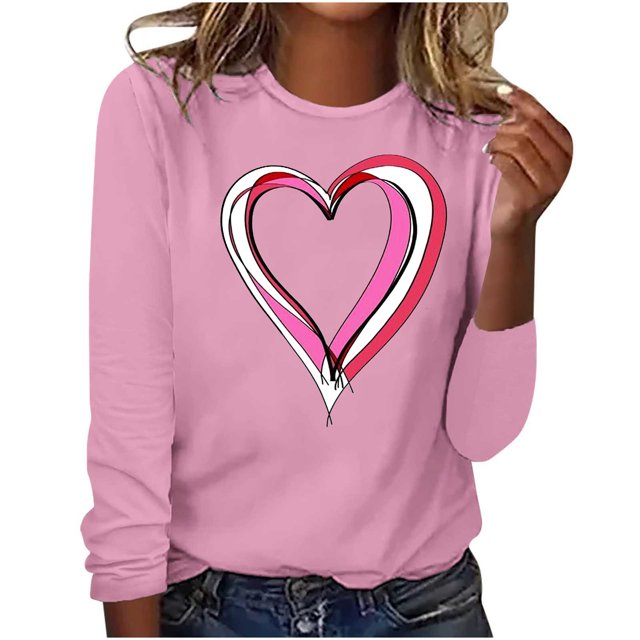 Birdeem Mode Femmes Décontracté Manches Longues Imprimé Col Rond Blouse Ample Hauts
