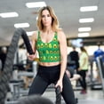thumbnail image 5 of Vsdgher Cartoon Fruit 1 Print Women Sleeveless Athletic Tank Top Built-in Bra Camisole Sports Vest for Yoga Running Fitness Exercise with Removable Pads, 5 of 8