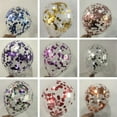 thumbnail image 2 of 10/30/50Pcs 12 inch Clear Confetti Latex Balloons Birthday Wedding BabyShower Decorations New year Globos Party Supplies, 2 of 7