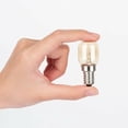 thumbnail image 2 of Warm Yellow Light Oven Lamp, Screw Base Halogen Bulbs With High Temperature Resistant Tungsten Filament For Refrigerators, Himalayan Salt Lamps, Chandeliers (6PCS), 2 of 5