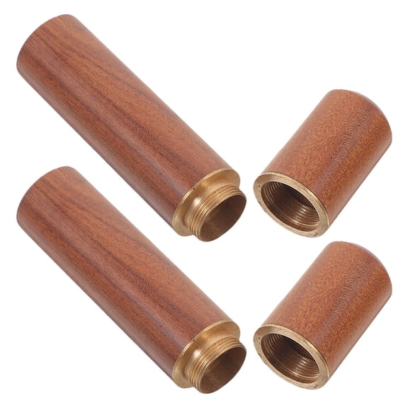 Soimiss Compact Wood Match Organizer Durable Brown for Camping and Outdoor Use 2Pcs