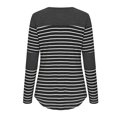 thumbnail image 3 of breaise Clearance 2024 Women's Nursing Tops Color Block Maternity Long Sleeve Shirts for Breastfeeding Shirts Double Layer Pregnancy Tee Mama Clothes, 3 of 6