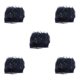 thumbnail image 1 of Toystoory Faux Feather Trims Fringe 1 Meter Dressmaking Decoration Black Party Dyed Type2 NO2, 1 of 6