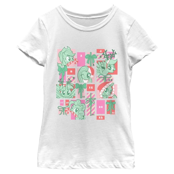 Girls My Little Pony: Friendship is Magic Christmas Advent Calendar T Shirt