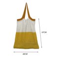 thumbnail image 3 of Bolsa de mano tejido hueco grande para mujer Ehuebsd Para Estrenar, 3 of 8