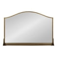 thumbnail image 3 of Kate and Laurel Gramera Traditional Scalloped Wide Arched Wall Mirror with Ledge, 32 x 22, Gold, Decorative Glam Arch Mirror with Display Ledge and Sleek Finish, 3 of 9