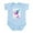 Sky Blue, variant on CafePress - Crazy Purple Tree Frog Infant Bodysuit - Baby Light Bodysuit, Size Newborn - 24 Months
