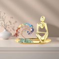 thumbnail image 2 of LCXmlly Mini Tongs Crystal Tree Ornament Standing Meditation Symbol Desktop Decor Household Accessories, 2 of 6