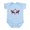 Sky Blue, variant on CafePress - Swedish Hearts Infant Bodysuit - Baby Light Bodysuit, Size Newborn - 24 Months