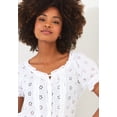 thumbnail image 2 of Joe Browns Women's Plus Size Eyelet Peasant Blouse, 2 of 5